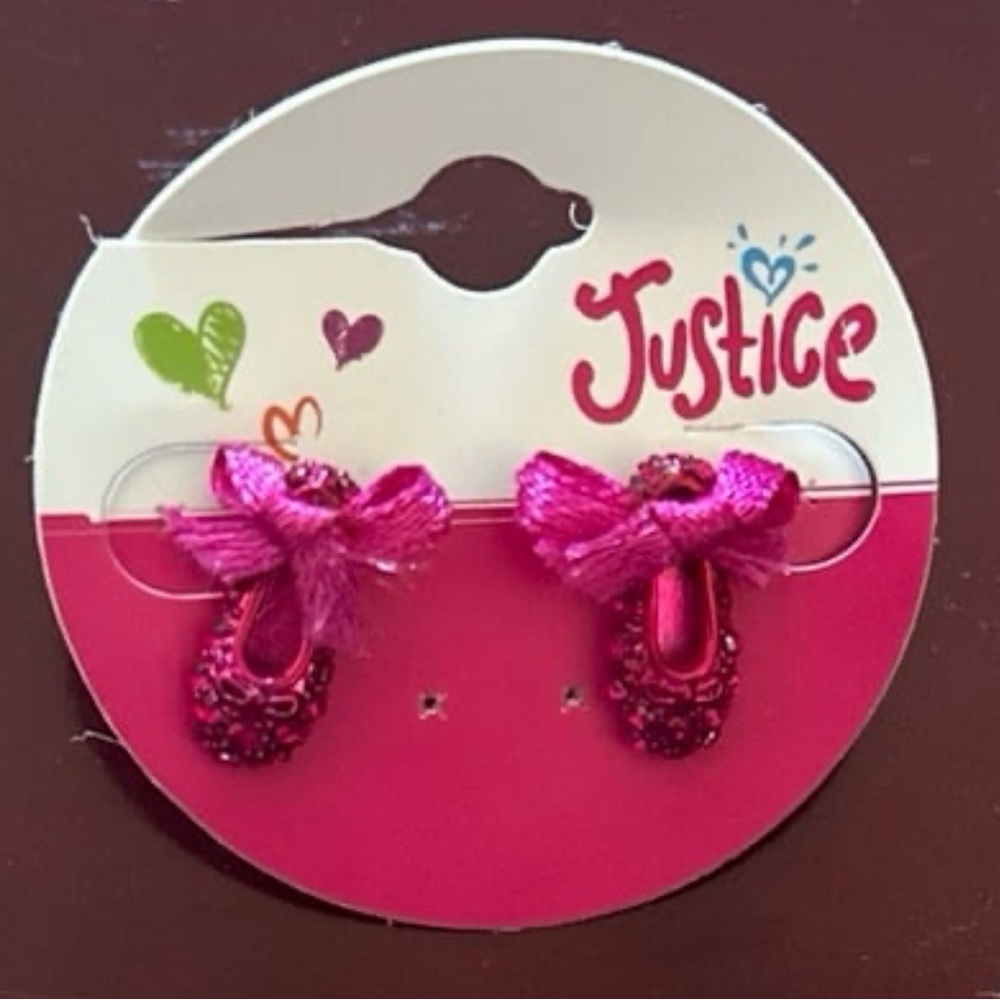 justice earrings NWT